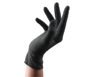 Sibel Gloves Disposable Latex Black 100pcs Large