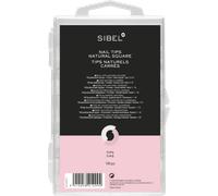 SIBEL Nail Tips Natural Square 100pcs Box