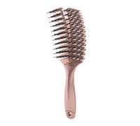 Sibel Sinelco HAIR_BRUSH, Golden Rose, Multicolor, Oval, Nylon Bristles, Detangling, 1 unit, Unisex Adults