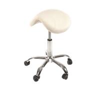 Sibel Saddle Stool White