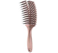 Sibel Sinelco HAIR_BRUSH, Golden Rose, Multicolor, Oval, Nylon Bristles, Detangling, 1 unit, Unisex Adults