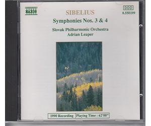 Sibelius Jean - Sinfonia N.3 Op.52, N.4 Op.63