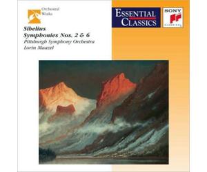 SIBELIUS/PTS/MAAZEL: SYM 2 IN D MAJOR/SYM 6 IN D MINOR - CD