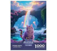 Siberian Cat 1000 Piece Puzzle Educational Games Cute Cat Colourful,Fun,Challenging And Brainteasing Adults Jigsaw Puzzle Fun Present & Activity for Home38x26cm/1000pcs