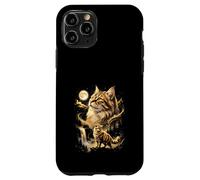Siberian Cat Howling At The Moon Meme Case for iPhone 11 Pro