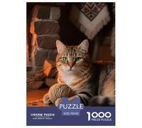 Siberian Cat Jigsaw Puzzle 1000 Pieces Challenging Adults Teens Relax Pet Cat Decorative Hobby Poster 70x50cm/1000pcs