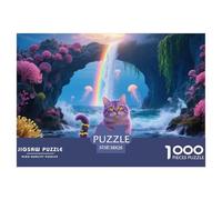 Siberian Cat Puzzles 1000 Pieces for Adults Beautiful Decoration Puzzle Cute Cat Gifts for Men38x26cm/1000pcs