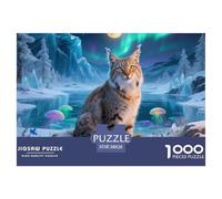 Siberian Cat Puzzles 1000 Pieces for Adults Educational Games Cute Cat Challenging Puzzles Gifts for Men38x26cm/1000pcs