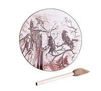 Siberian Drum Spirit Music Handmade Shaman Drum Ornament Gifts Home Wall Decors Garden Decorations Shamanic Drums Siberian Drums Drum Shaman Drum Mallets Kits Hand