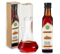 Siberian Green Sea Buckthorn Oil - 250ml Single Varietal Hippophae Fruit Oil Extra Virgin Unrefined Cold Pressed