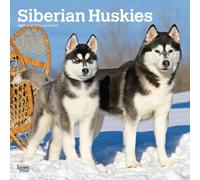 Siberian Huskies 2027 12 X 24 Inch (Hanging) Monthly Square Wall Calendar Plastic-Free