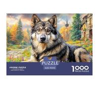 Siberian HuskiesGargantuan Jigsaw Puzzles for Adults Comprising 1000 Advanced And Ruthlessly Difficult Challenging Puzzle Game Pieces - Forged to Be An Heirloom-Quality Gift Jigsaw Puzzles for Adults
