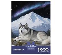 Siberian Husky 1000 Piece Adults Puzzle Kids Age Games Gifts Birthday Animal Home Decoration Challenge High Difficulty 70x50cm/1000pcs
