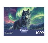 Siberian Husky 1000 Pieces Jigsaw Puzzles For Adults And Kids Animal Fun Challenging Brainteasing Colourful 100% Recycled Cardboard 38x26cm/1000pcs