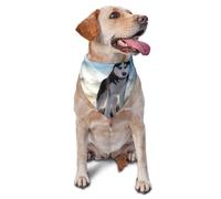 Siberian Husky 1Dog Bandanas Cat Puppy Scarfs Washable Pet Handkerchief