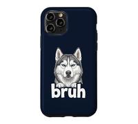Siberian Husky Bruh Funny Dog Lover Meme Drama Art Tee Case for iPhone 11 Pro