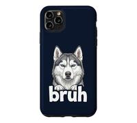 Siberian Husky Bruh Funny Dog Lover Meme Drama Art Tee Case for iPhone 11 Pro Max