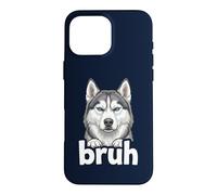 Siberian Husky Bruh Funny Dog Lover Meme Drama Art Tee Case for iPhone 16 Pro Max