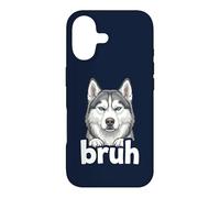 Siberian Husky Bruh Funny Dog Lover Meme Drama Art Tee Case for iPhone 17