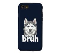 Siberian Husky Bruh Funny Dog Lover Meme Drama Art Tee Case for iPhone SE (2020) / 7/8