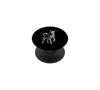 Siberian Husky Butterfly Dog Lover PopSockets Adhesive PopGrip