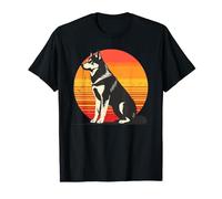 Siberian Husky Christmas Birthday Gift For Husky Dog Lovers T-Shirt