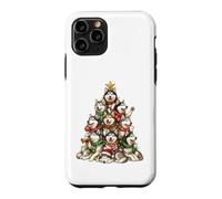 Siberian Husky Christmas Tree Winter Holiday Dog Crew Case for iPhone 11 Pro