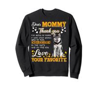 Siberian Husky Dear Mommy Thank You For Being My Mommy Sweatshirt