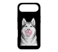 Siberian Husky Dog Blowing Bubble Gum Sketch Case for iPhone Air