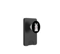 Siberian Husky Dog Blowing Bubble Gum Sketch PopSockets PopWallet for MagSafe