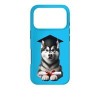Siberian Husky Dog Graduation Cap Training School Graduate Case for iPhone 17 Pro