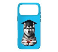 Siberian Husky Dog Graduation Cap Training School Graduate Case for iPhone 17 Pro Max