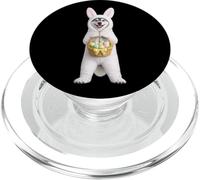 Siberian Husky Dog Wearing Easter Bunny Funny Cute Costume PopSockets PopGrip for MagSafe
