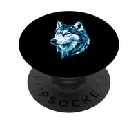 Siberian Husky Geometric PopSockets Adhesive PopGrip