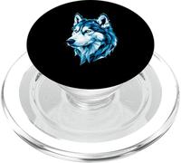 Siberian Husky Geometric PopSockets PopGrip for MagSafe