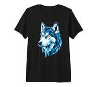 Siberian Husky Geometric Premium T-Shirt