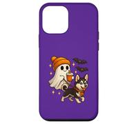 Siberian Husky Halloween Ghost Walking Husky Dog Case for iPhone 12 mini
