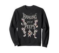 Siberian Husky Hanging Best Friends Spiderwebs Spider Webs Sweatshirt