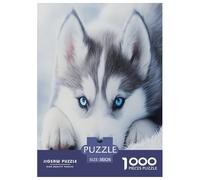 Siberian Husky Jigsaw Puzzles Puzzle for Adults Kids. 1000 Pieces Whimsical Challenge Toy Educational Games Home Decoration for Adults& Kids Age 14 Years Up 38x26cm/1000pcs