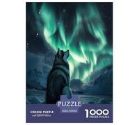 Siberian Husky Jigsaw Puzzles Puzzles for Adults Kids. 1000 Piece Whimsical Challenge Toy Educational Games Home Decoration for Educational Games Gifts 70x50cm/1000pcs
