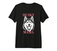Siberian Husky Mama Dog Mom Womens Cute Premium T-Shirt