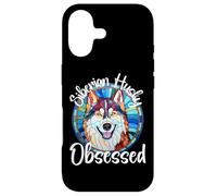 Siberian Husky Obsessed Dog Mom Puppy Colorful Pet Fur Case for iPhone 17
