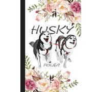 Siberian Husky Power Awesome Cute Huskies Notebook: 120 Lined Paper Notebook Journal: Cute Husky Dog Workbook for Girls Kids Teens Students for Back to School and Home College Writing Notes