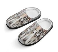 Siberian Husky Puppies Dog Slippers Warm House Shoes Home Travel Spa Hotel Slipper Boys Girls 28-29