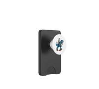 Siberian Husky Riding T Rex Dinosaur Arctic Dog Adventure PopSockets PopWallet for MagSafe