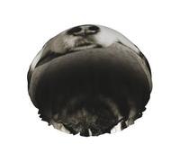 Siberian Husky,Shower Cap Nightcap Double Layer Waterproof Elastic Bath Cap Reusable Hair Cap