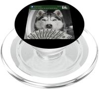 Siberian Husky There Is Motion At Your Front Door Dog Silly PopSockets PopGrip for MagSafe