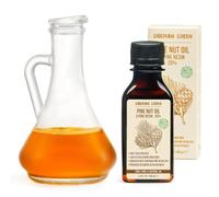 Siberian Pine Nut Oil with Pine Cedar Resin Pure Natural 100% Extra Virgin Cold Pressed 100 ml