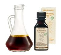 Siberian Sea Buckthorn Oil with Pine Cedar Resin Pure Natural 100% Extra Virgin Cold Pressed 100 ml