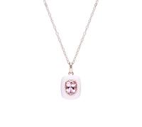 Siberian Waltz Enamel & Pink Tourmaline Pendant